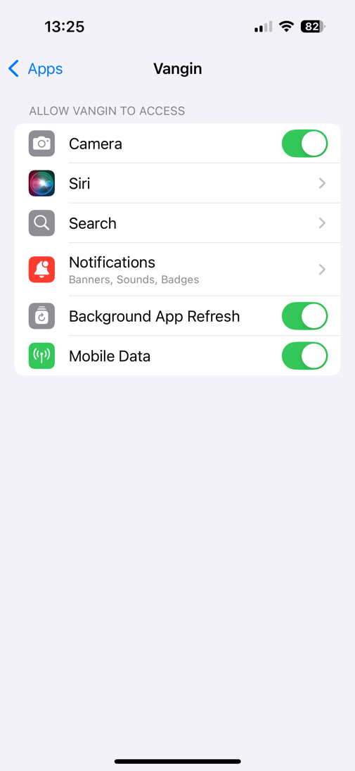 Loyv fráboðanum á iPhone